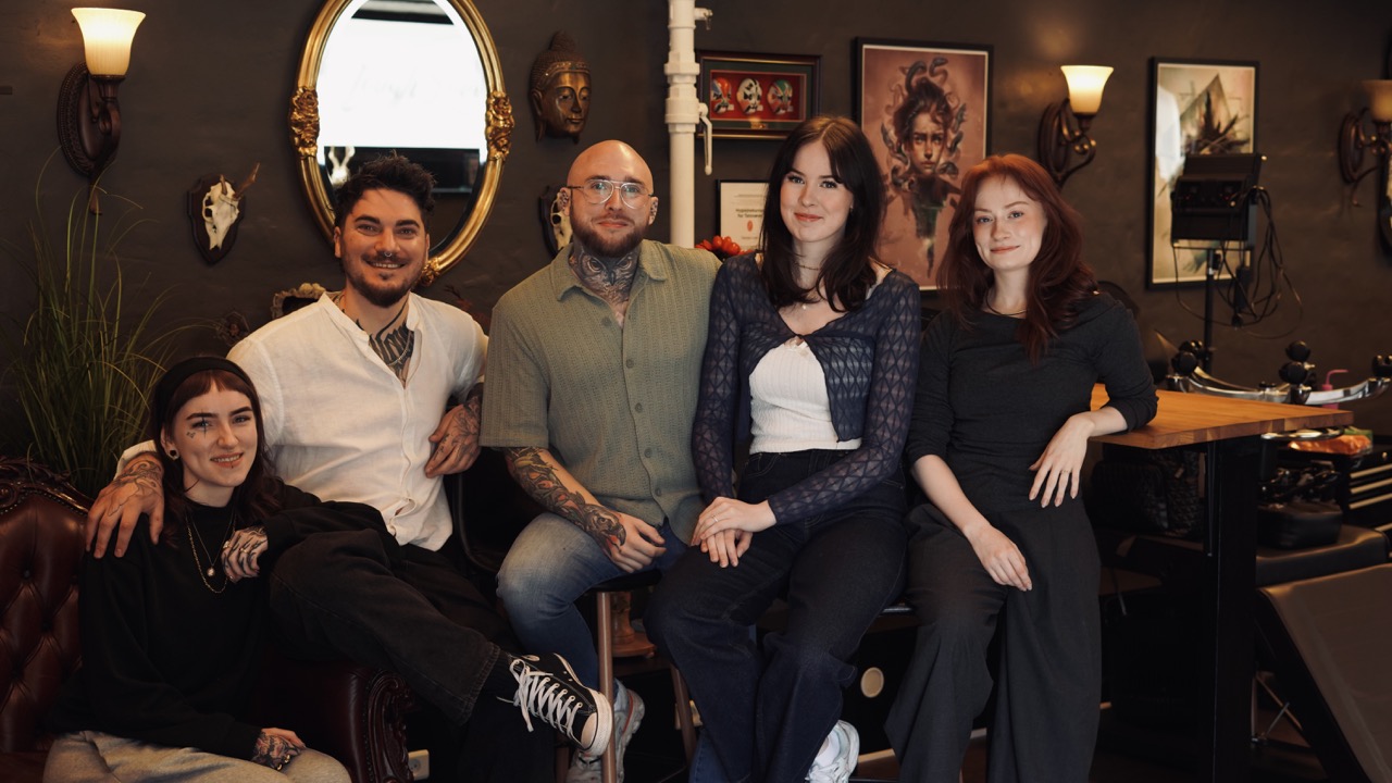 Indtryk fra tattoo-studiet Tough Love Tattoo i Esbjerg